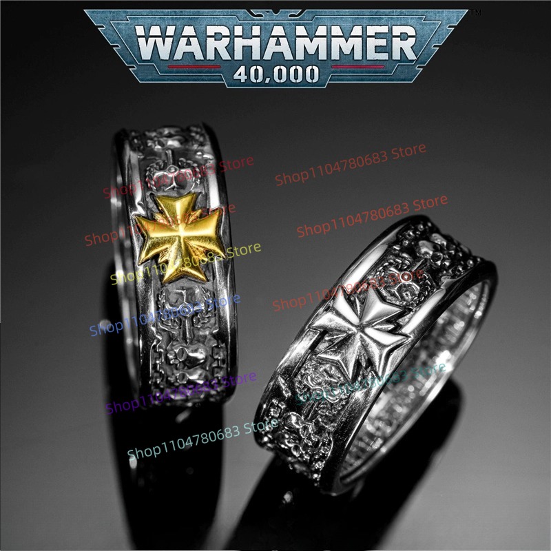 Anime Merchandise For Men - Cincin Sumpah Tentara Salib Templar Hitam