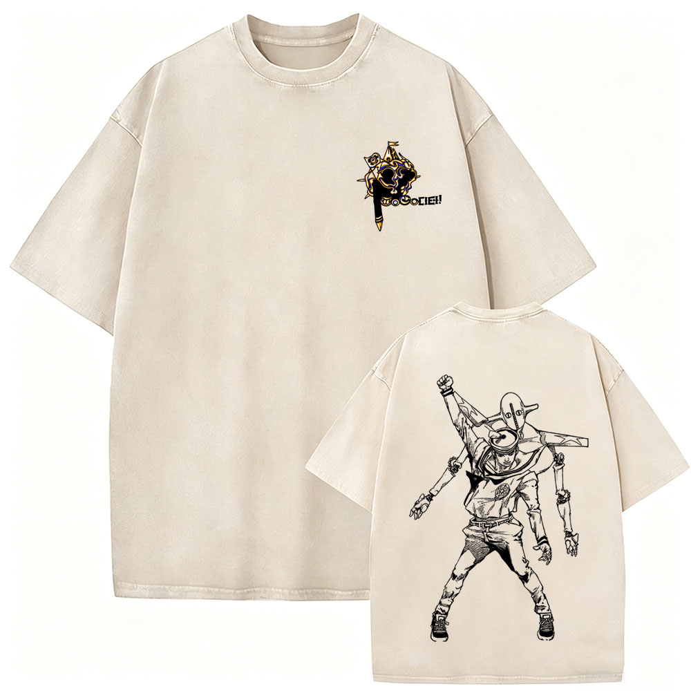Jojo Anime Merchandise - Kaos Anime Jojo Bizarre Adventure Vintage