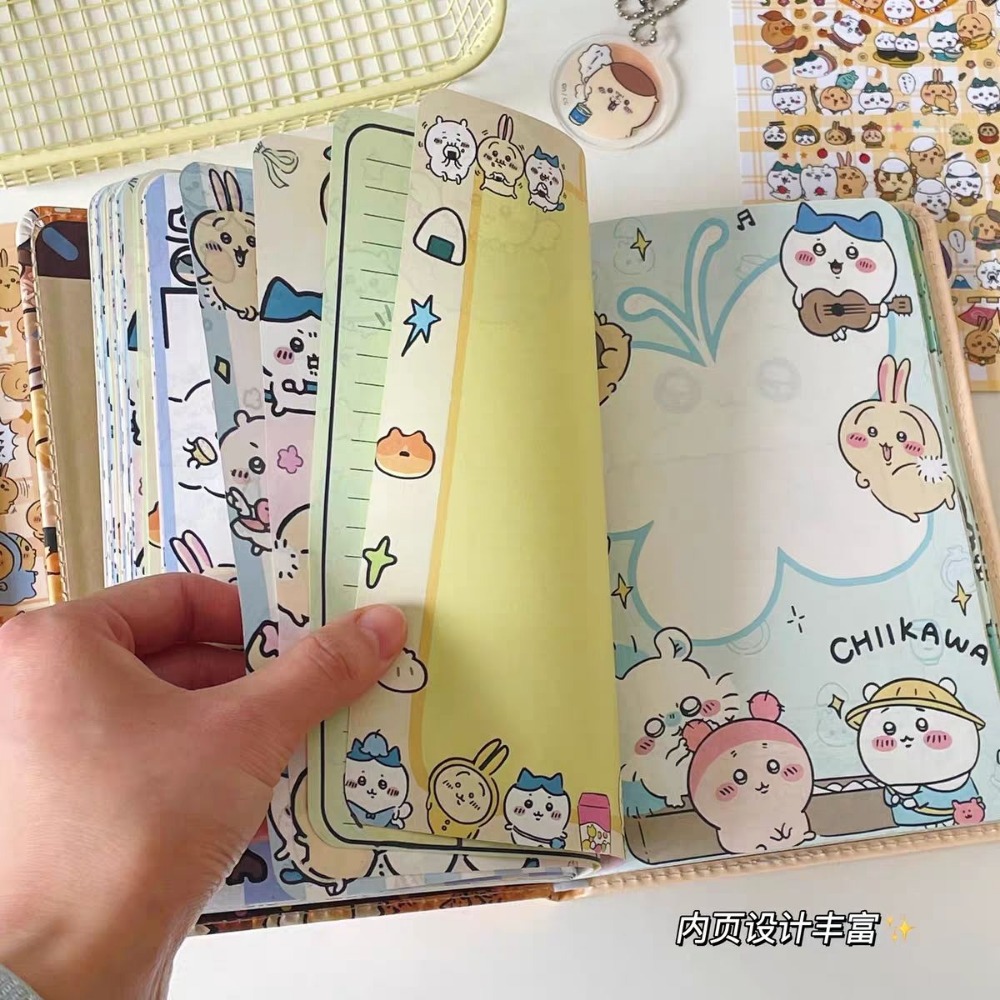 Art Book Illustration - Buku Catatan Chiikawa Baru, Tebal, Lucu,