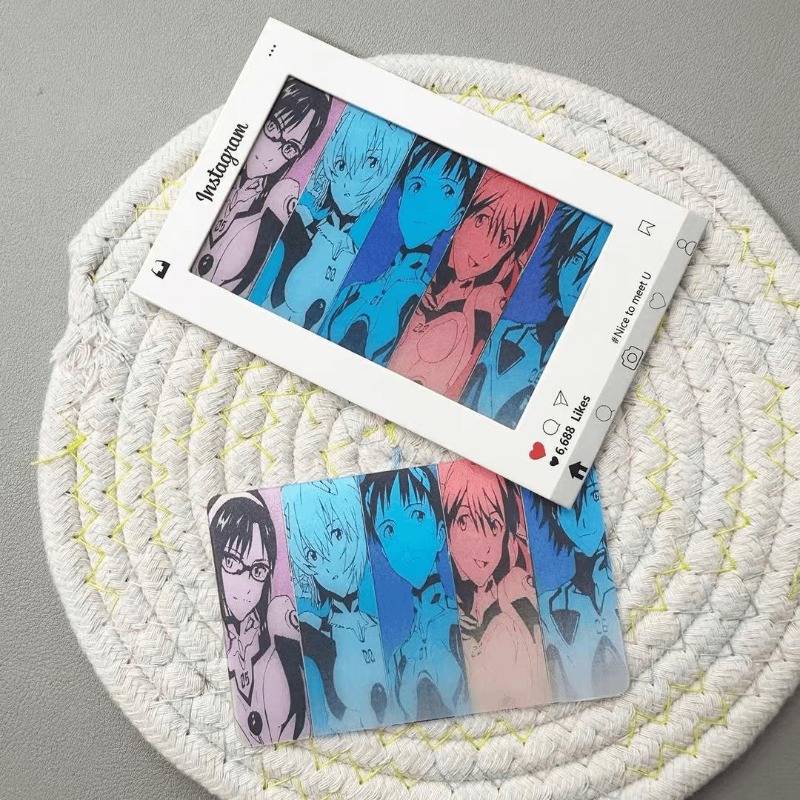 Evangelion Anime Merchandise - Kartu EVA Shinji Rei Asuka Langley