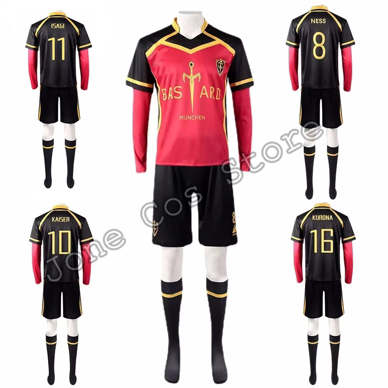 Anime Themed Merchandise - Jersey Cosplay Kaiser Anime Isagi Yoichi