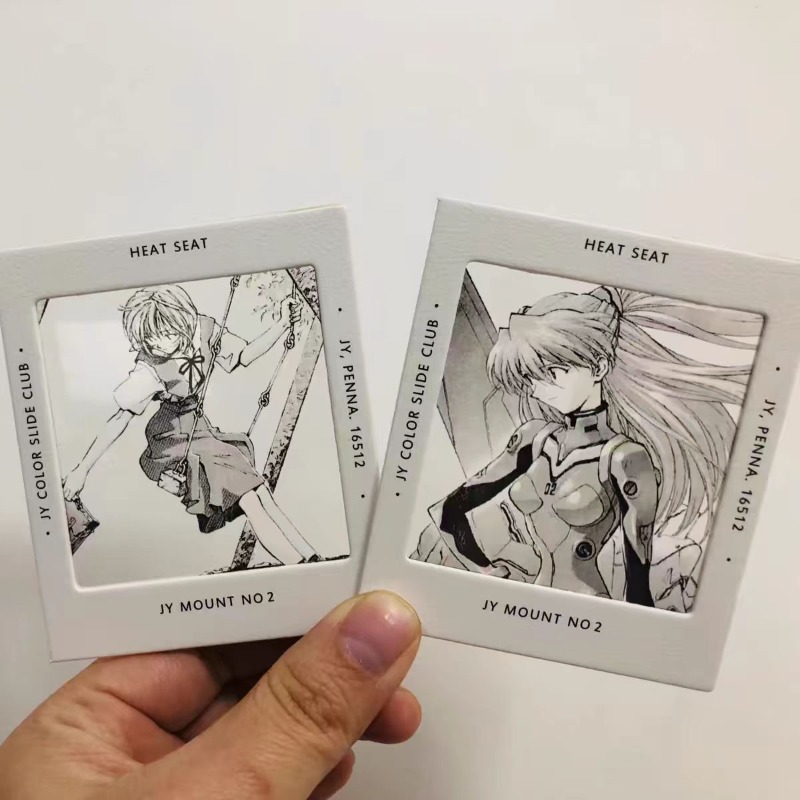 Evangelion Anime Merchandise - Kartu Transparan Anime Neon Cute Genesis
