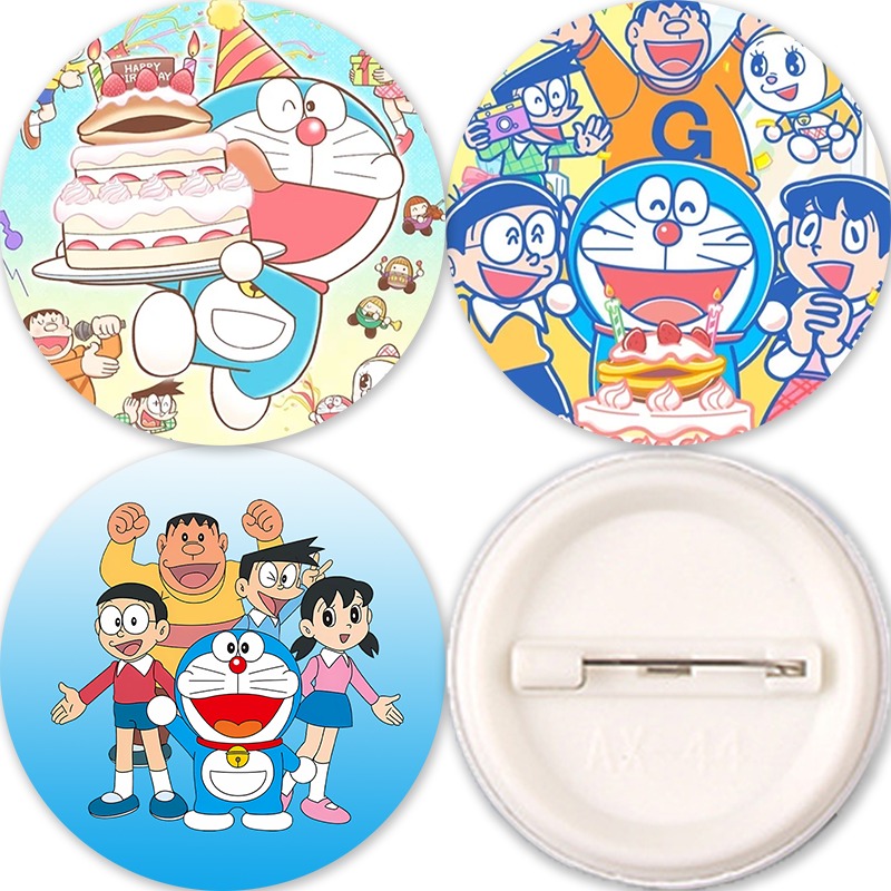 Anime Merchandise For Men - Pin Anime Doraemon untuk Wanita dan