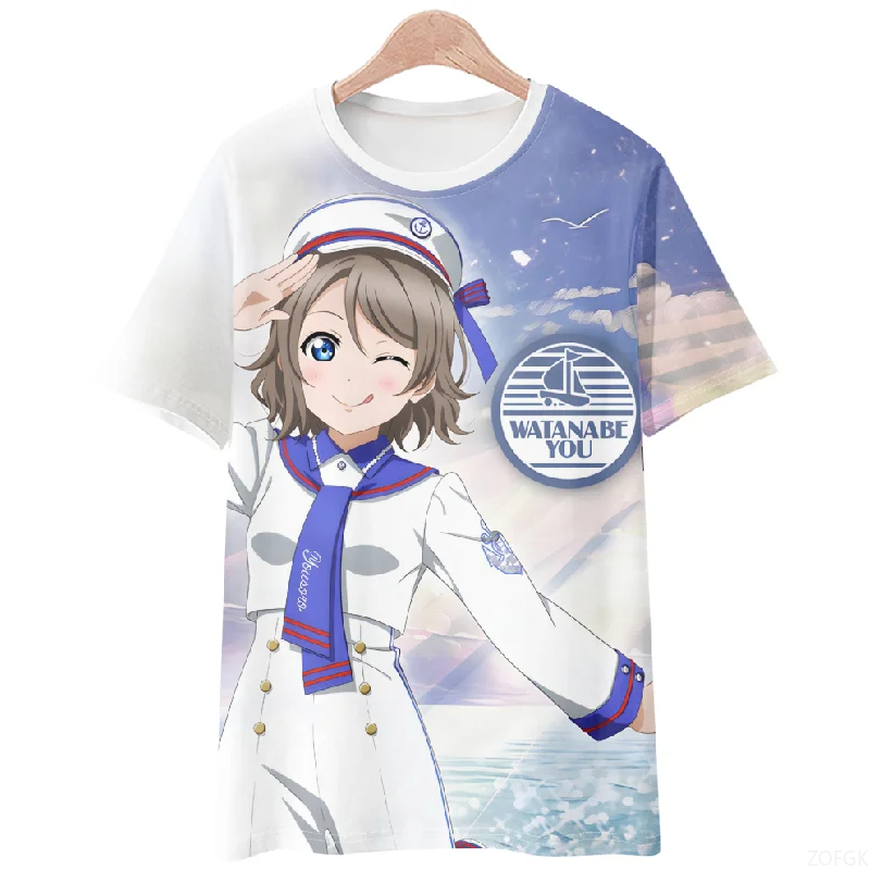 Anime Themed Merchandise - Kaus Lengan Pendek Nyaman Kasual Pria