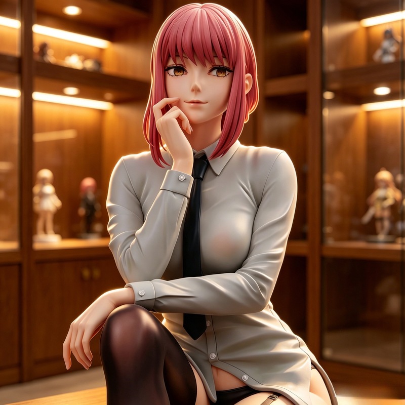Figur Anime Makima Chainsaw Ma - Anime Merchandise For Men ulasan dan harga