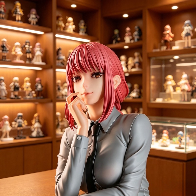 Figur Anime Makima Chainsaw Ma - Anime Merchandise For Men ulasan dan harga
