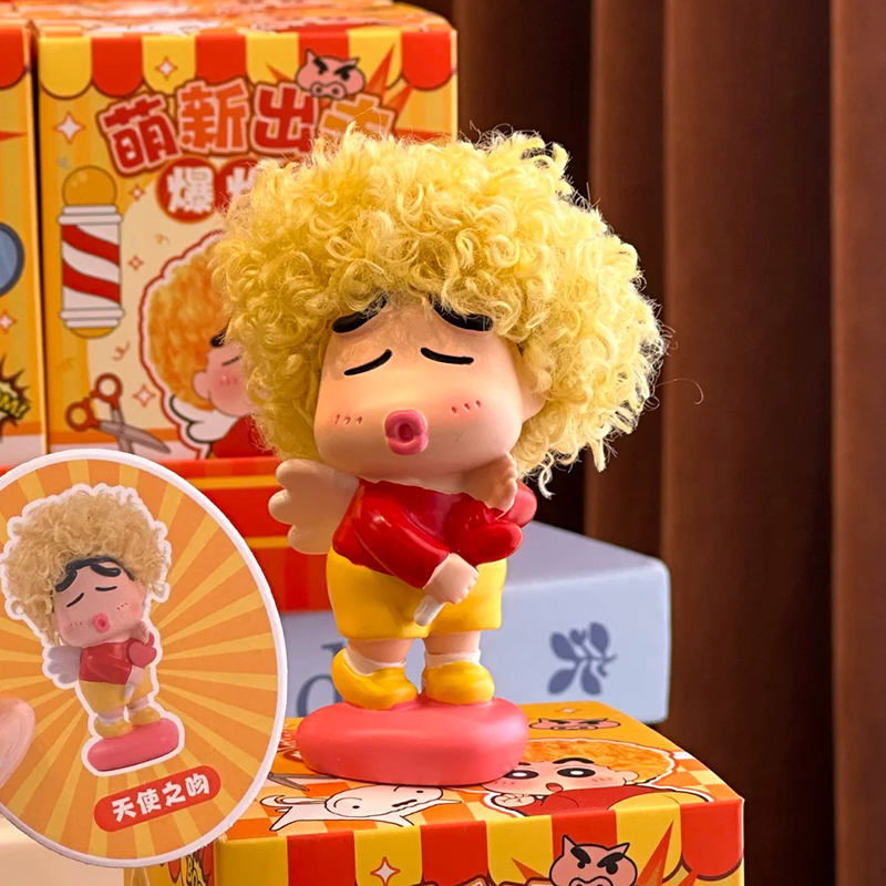 Figurine Blind Box Afro Crayon - Anime Merchandise For Men ulasan dan harga