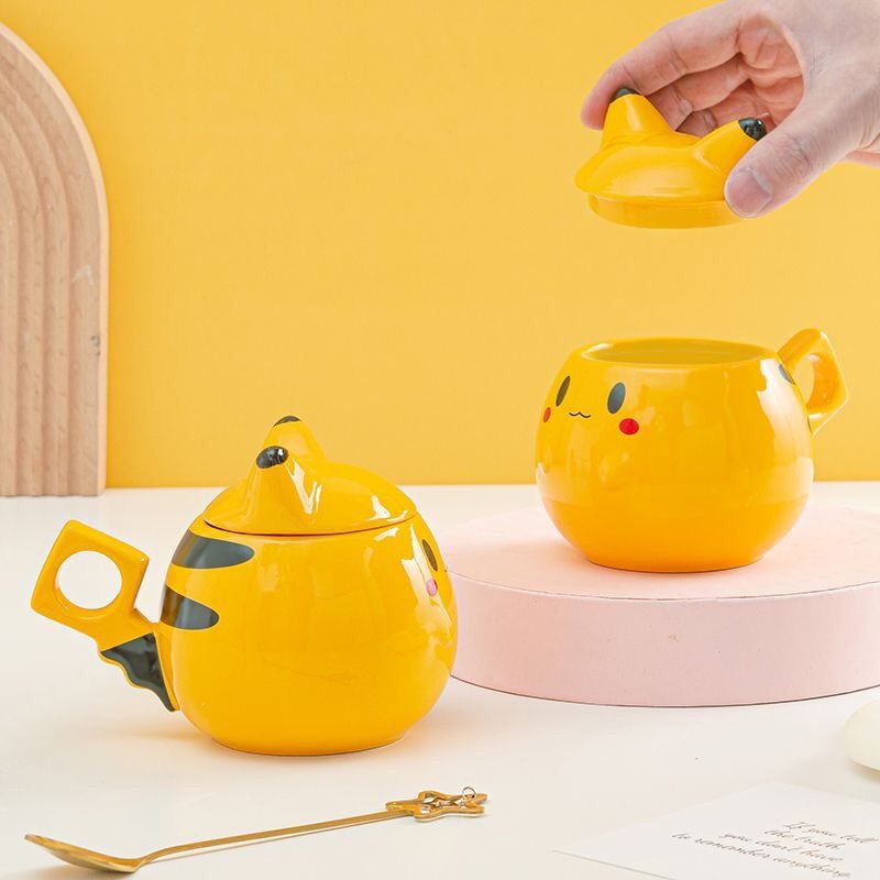 Mug Keramik Pikachu Kreatif 36 - Anime Merchandise Mugs ulasan dan harga