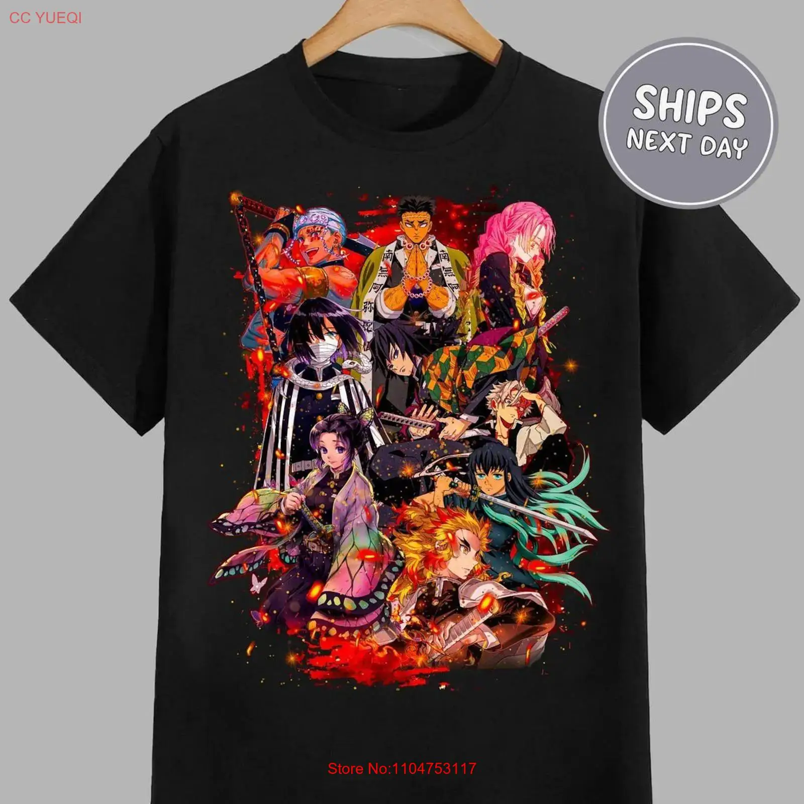 Kaos Anime Demon Slayer Vintag - Anime Themed Merchandise ulasan dan harga