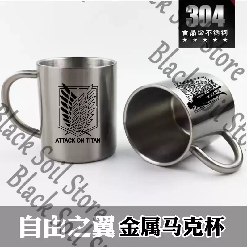 Anime Attack on Titan Levi Ack - Anime Merchandise Mugs ulasan dan harga