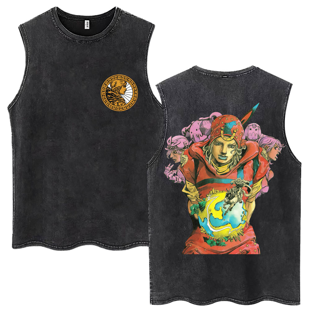 Washed Anime Jojo Bizarre Adve - Jojo Anime Merchandise ulasan dan harga