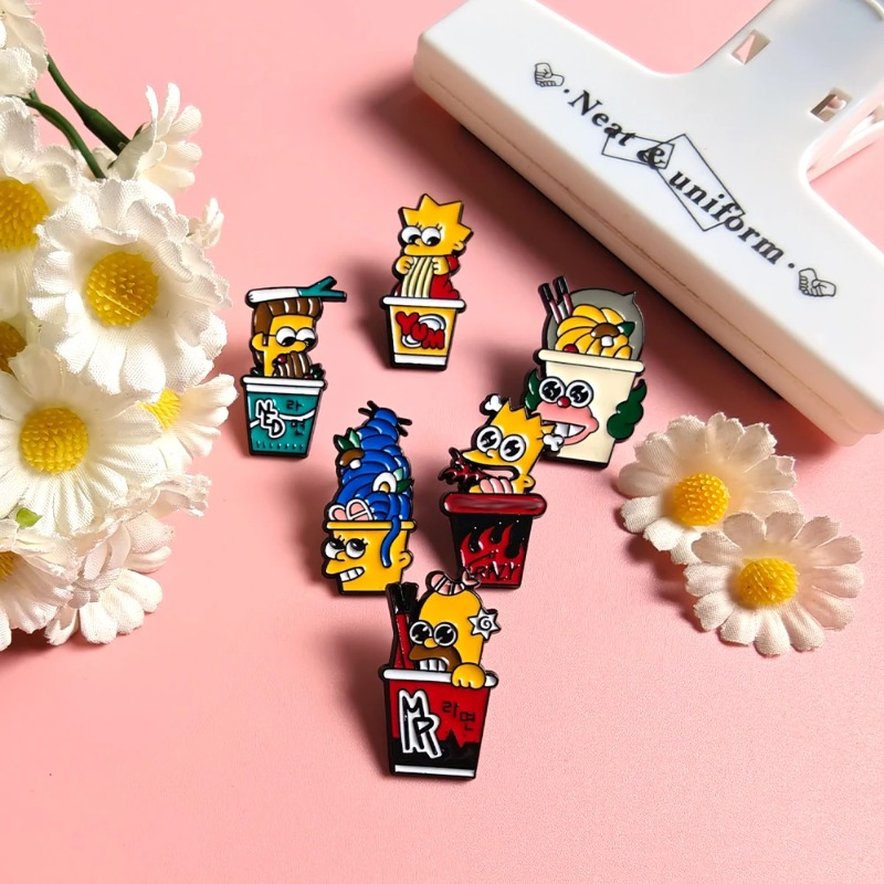 6pcs Set The Simpsons Lencana  - Enamel Pin Set ulasan dan harga