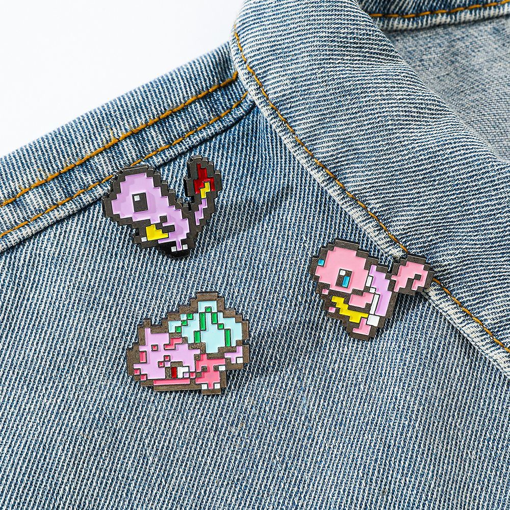 Pin Enamel Logam Pokemon Mosai - Enamel Pin Set ulasan dan harga