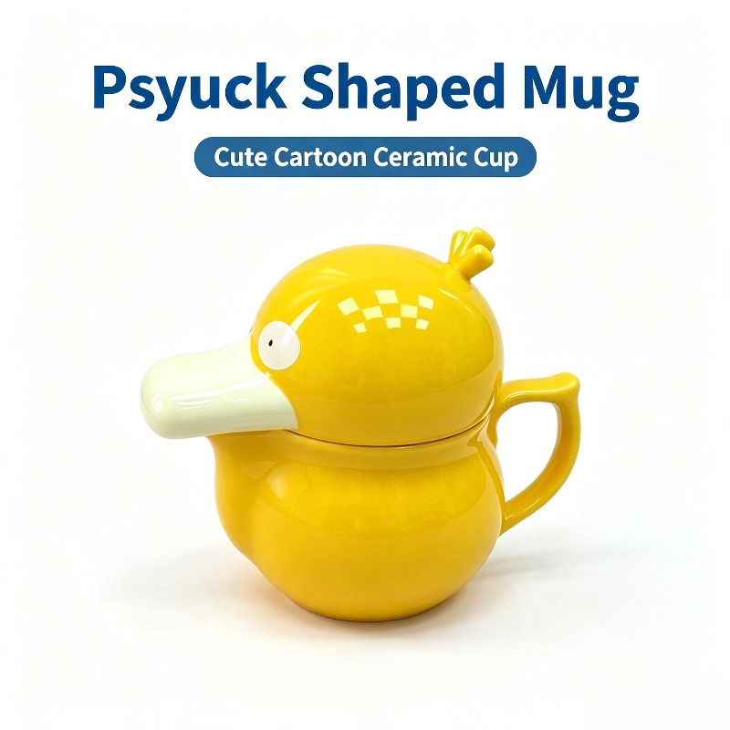 Mug Keramik Rumah Psyduck Krea - Anime Merchandise Mugs ulasan dan harga