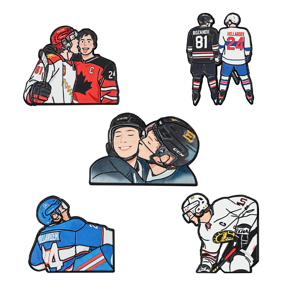 5 Buah Bros Pemain Hoki Es Kar - Enamel Pin Set ulasan dan harga