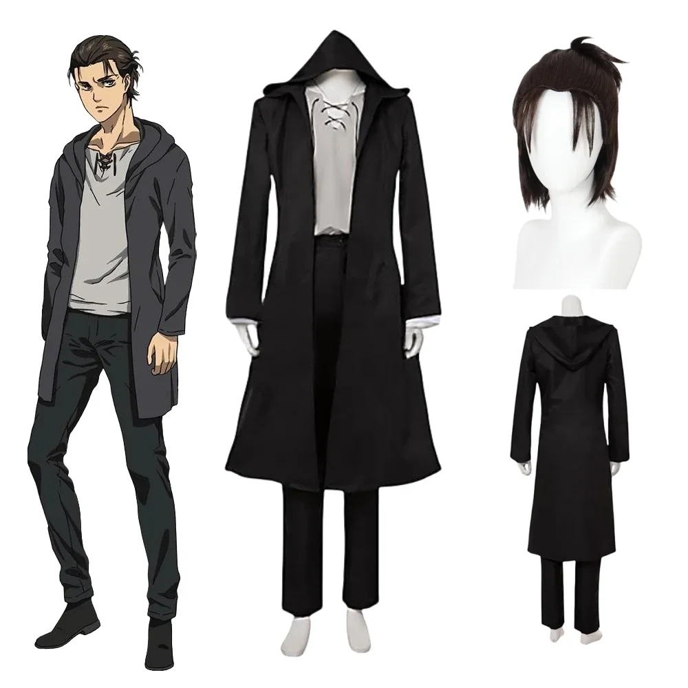 Kostum Cosplay Eren Jaeger 202 - Anime Themed Merchandise ulasan dan harga