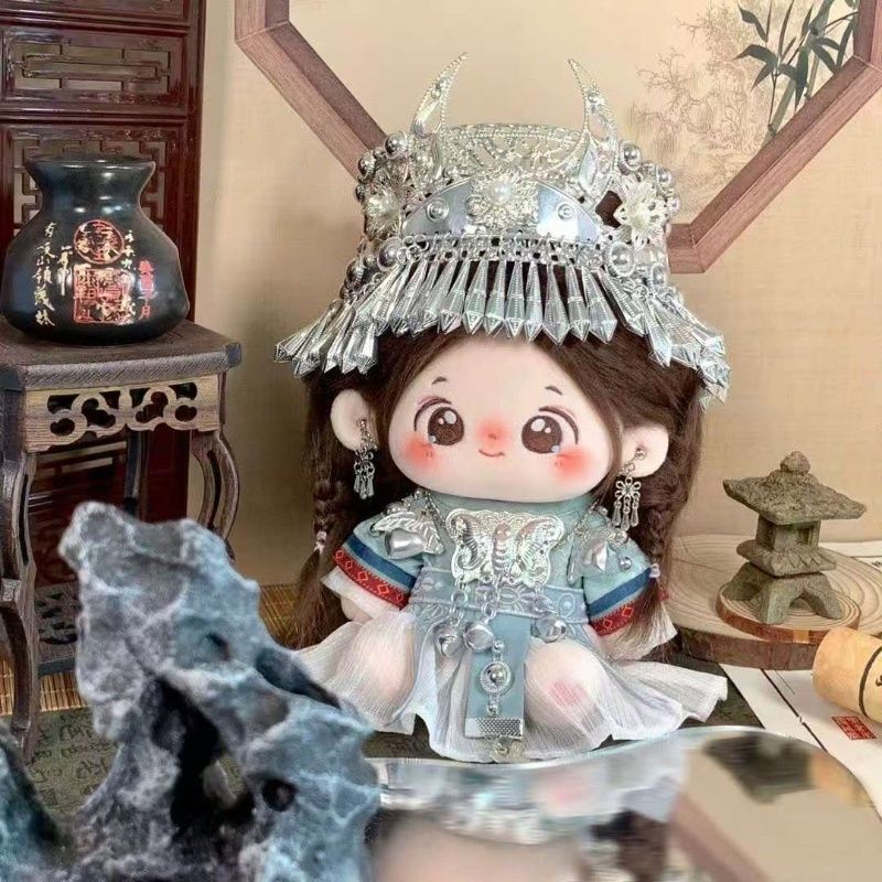 Boneka katun 20cm - Setelan pa - Plush Doll Anime ulasan dan harga
