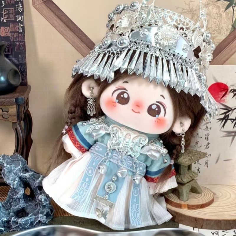 Boneka katun 20cm - Setelan pa - Plush Doll Anime ulasan dan harga