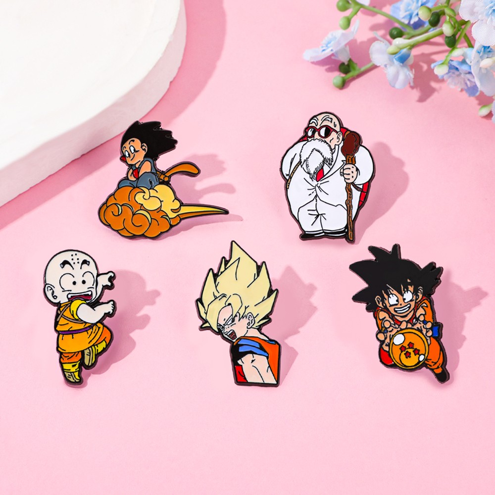 5 Pcs Bros Anime Klasik Popule - Enamel Pin Set ulasan dan harga