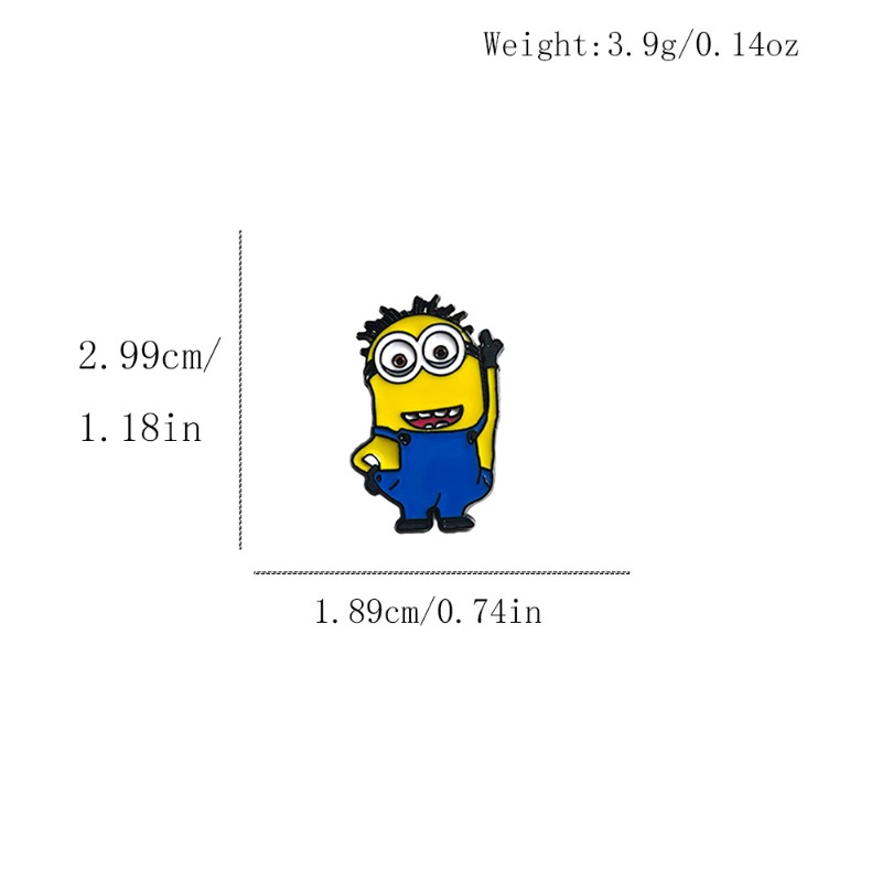 9 Buah Bros Minion Kartun Lucu - Enamel Pin Set ulasan dan harga