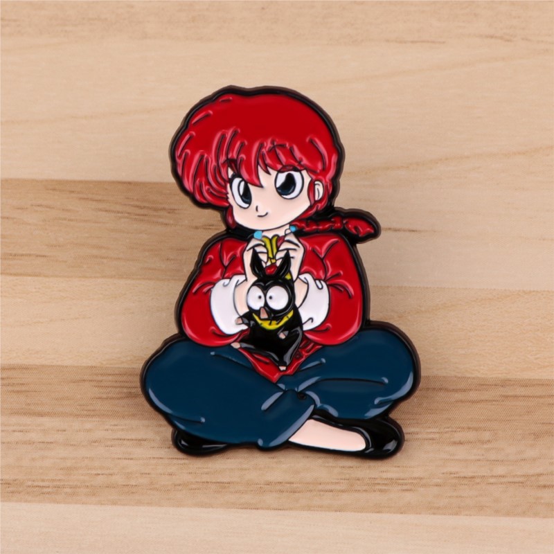 Pin Enamel Gambar Kartun Gadis - Enamel Pin Set ulasan dan harga