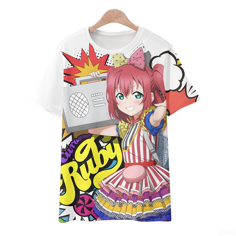Kaus Lengan Pendek Nyaman Kasu - Anime Themed Merchandise ulasan dan harga