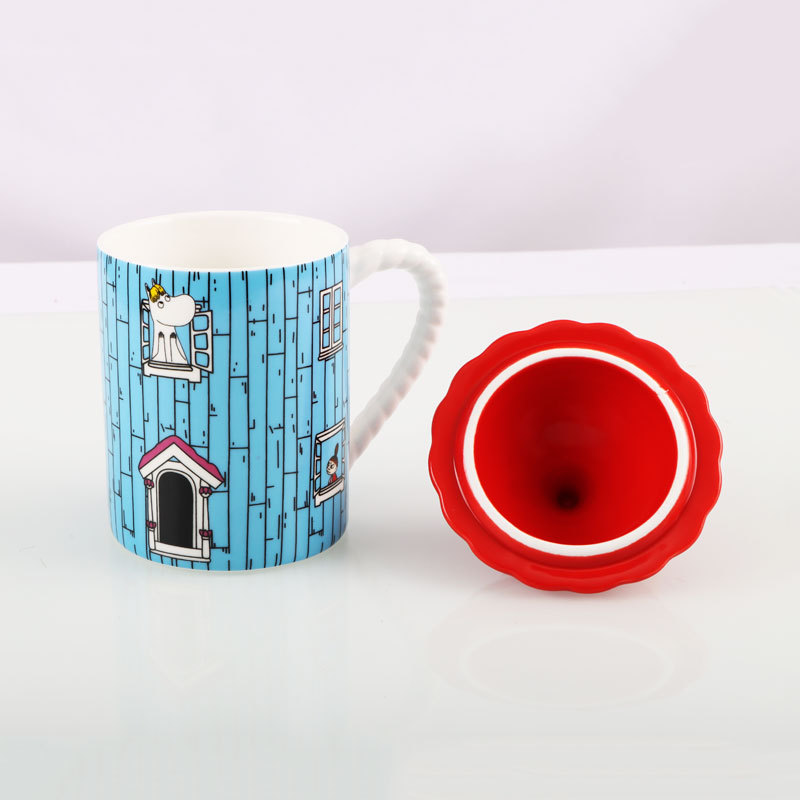 Mug Keramik Rumah Moomin Kreat - Anime Merchandise Mugs ulasan dan harga